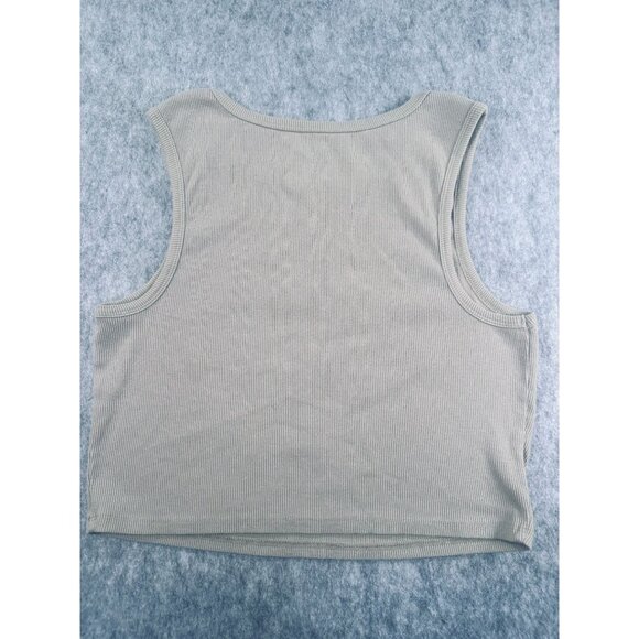 Pink Floyd Girls Youth XL Cropped Tank Top Tan Rock n Roll New York City Graphic - Picture 6 of 6